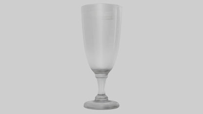 3D model Drinking glass model VR / AR / low-poly