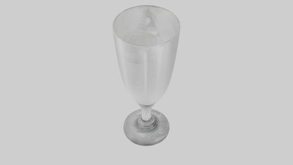 3D model Drinking glass model VR / AR / low-poly