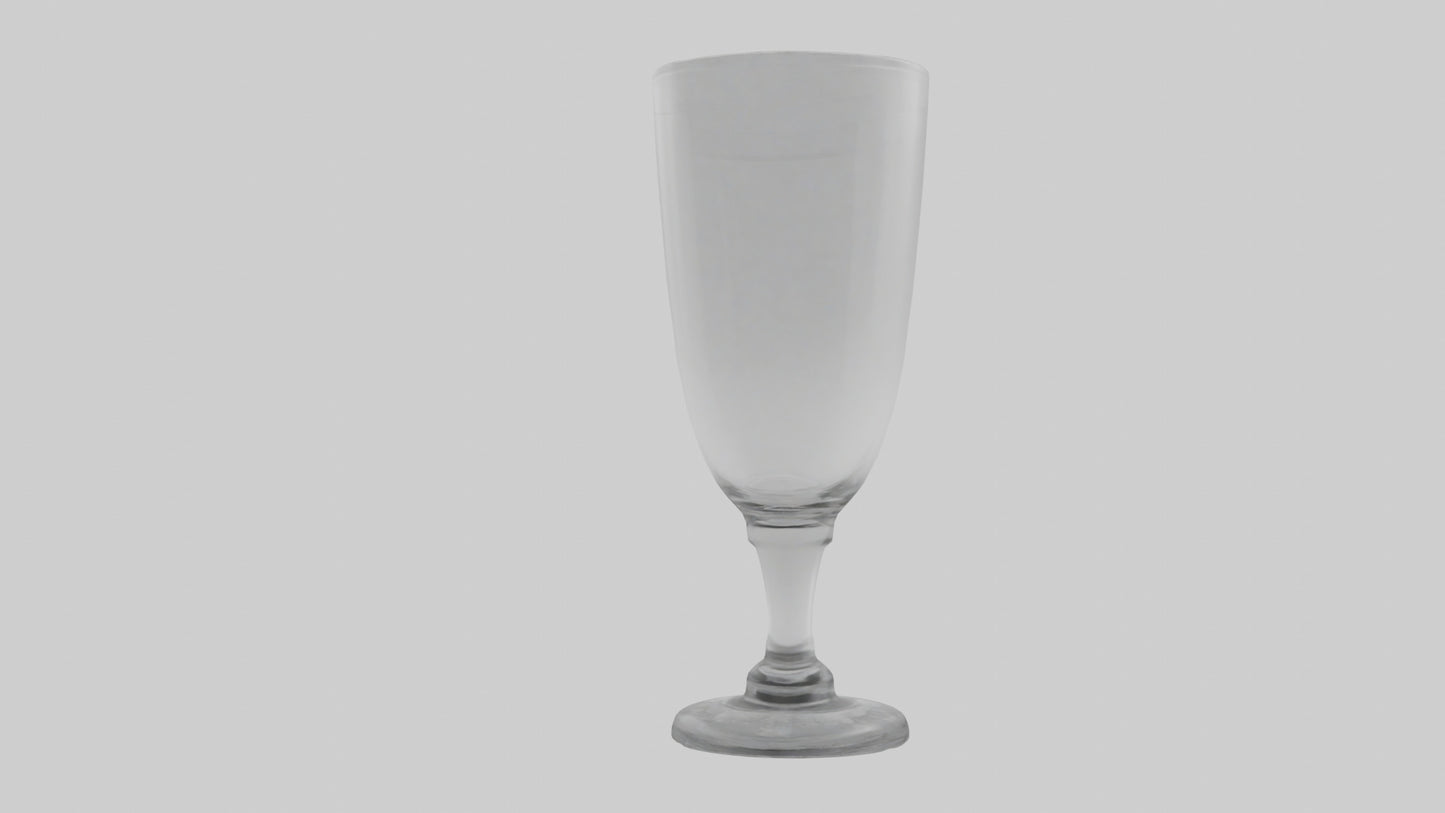 3D model Drinking glass model VR / AR / low-poly