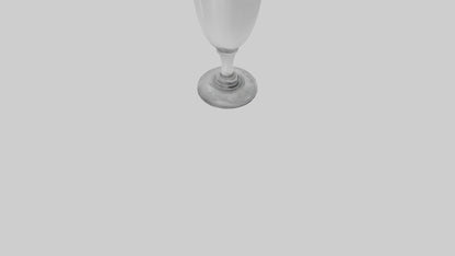 3D model Drinking glass model VR / AR / low-poly