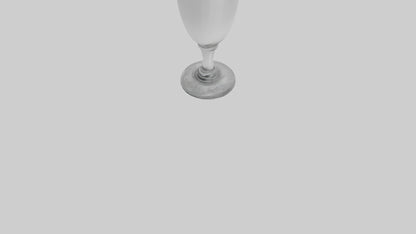 3D model Drinking glass model VR / AR / low-poly