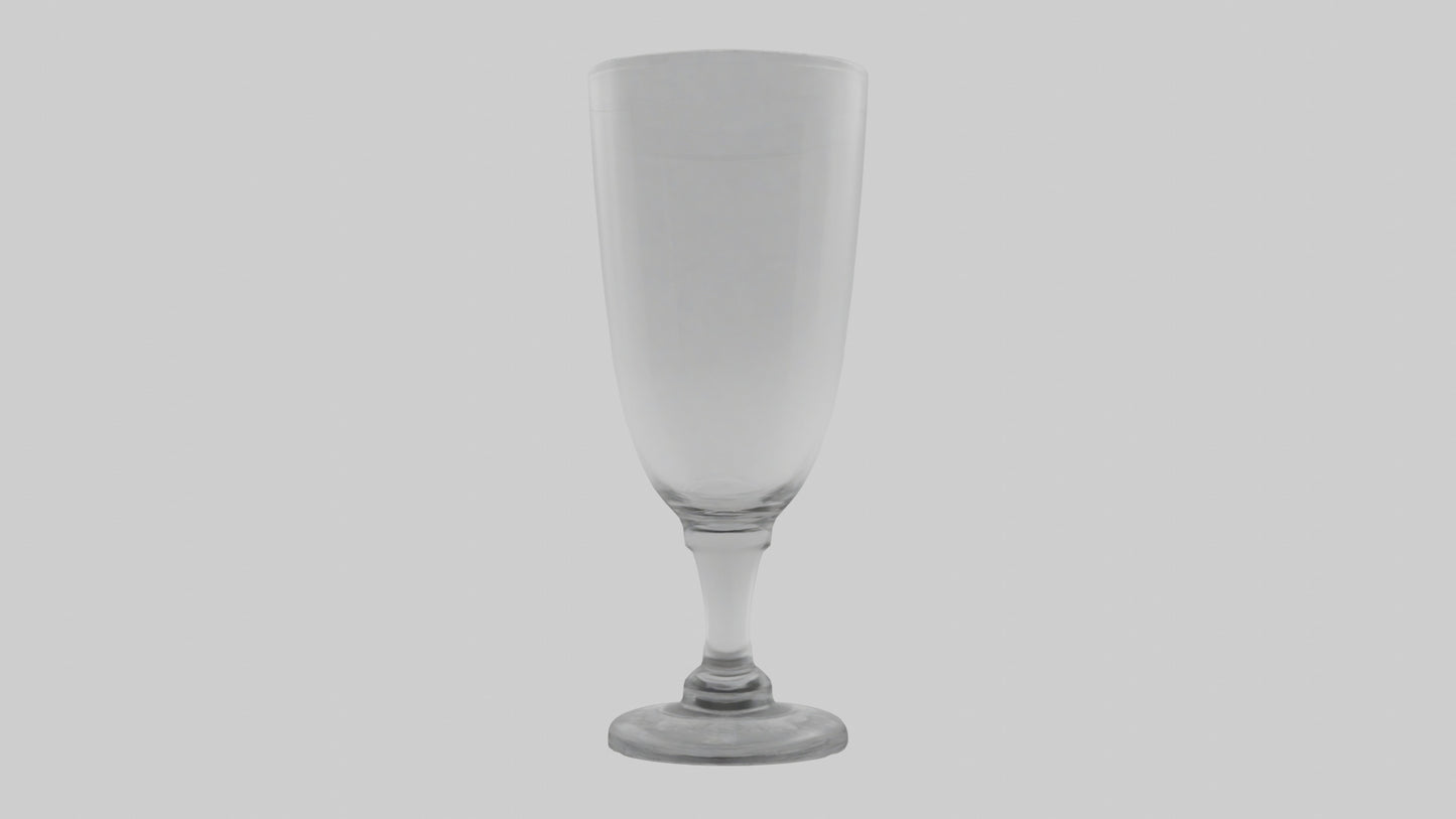 3D model Drinking glass model VR / AR / low-poly