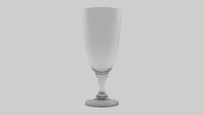 3D model Drinking glass model VR / AR / low-poly