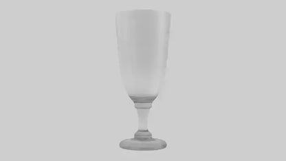 3D model Drinking glass model VR / AR / low-poly