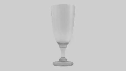 3D model Drinking glass model VR / AR / low-poly