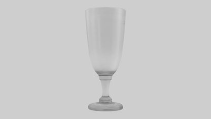 3D model Drinking glass model VR / AR / low-poly