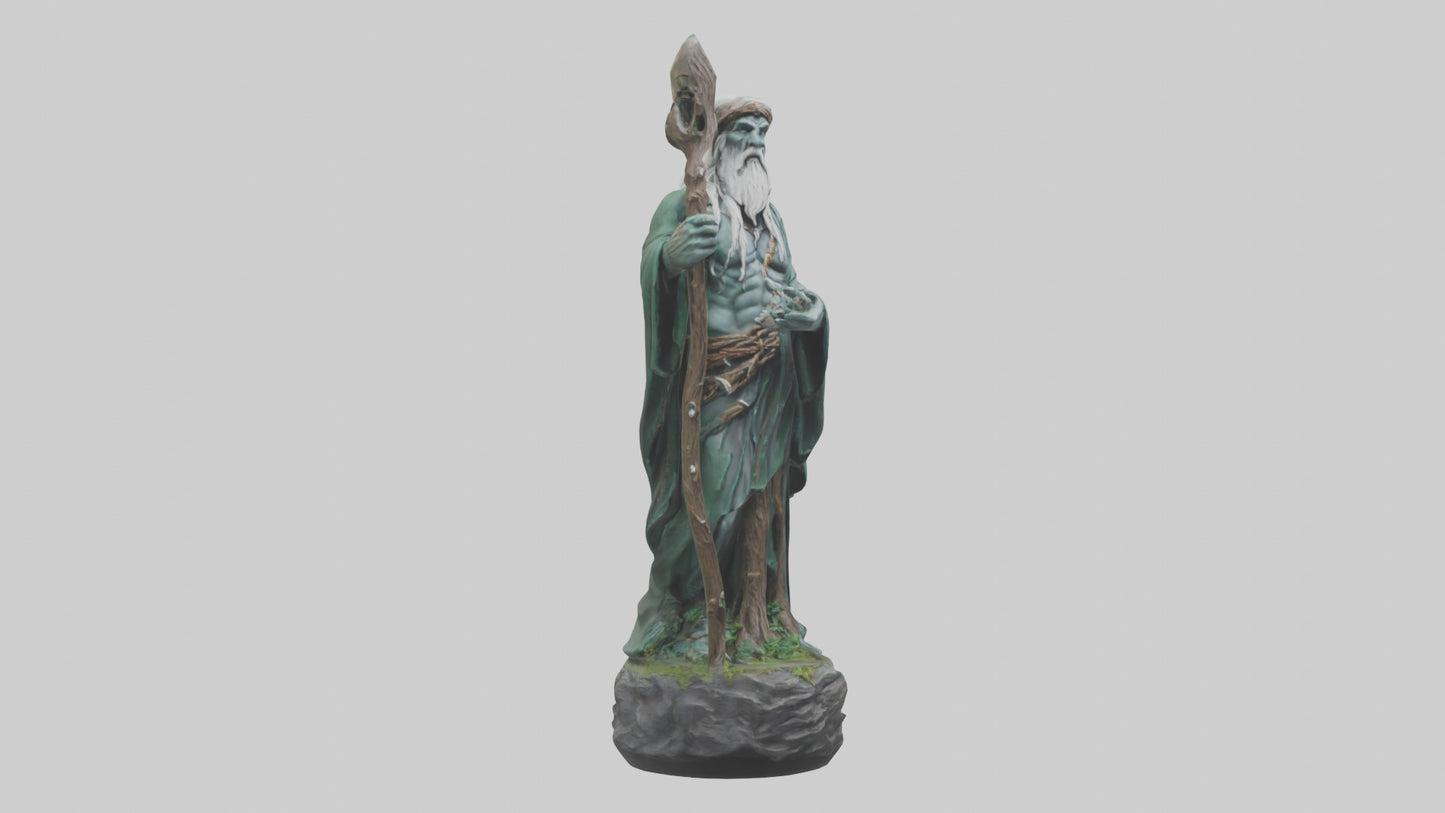 Druids Call statue model 3D model