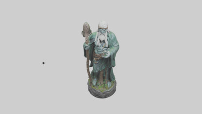 Druids Call statue model 3D model