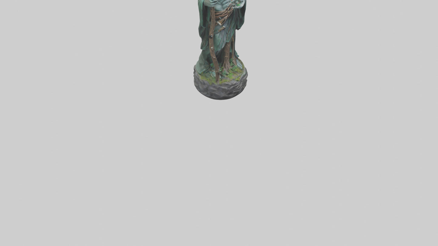 Druids Call statue model 3D model