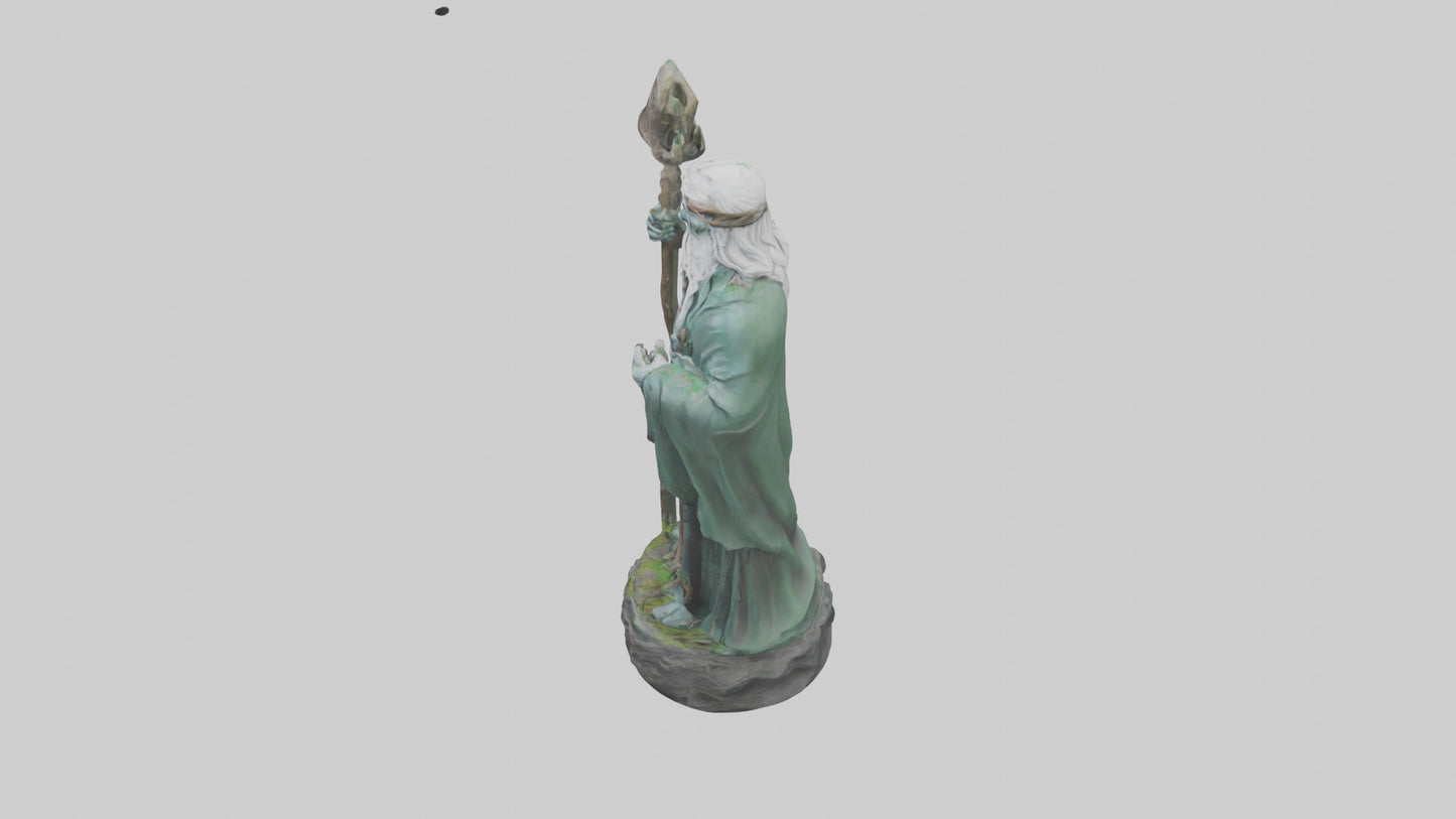 Druids Call statue model 3D model