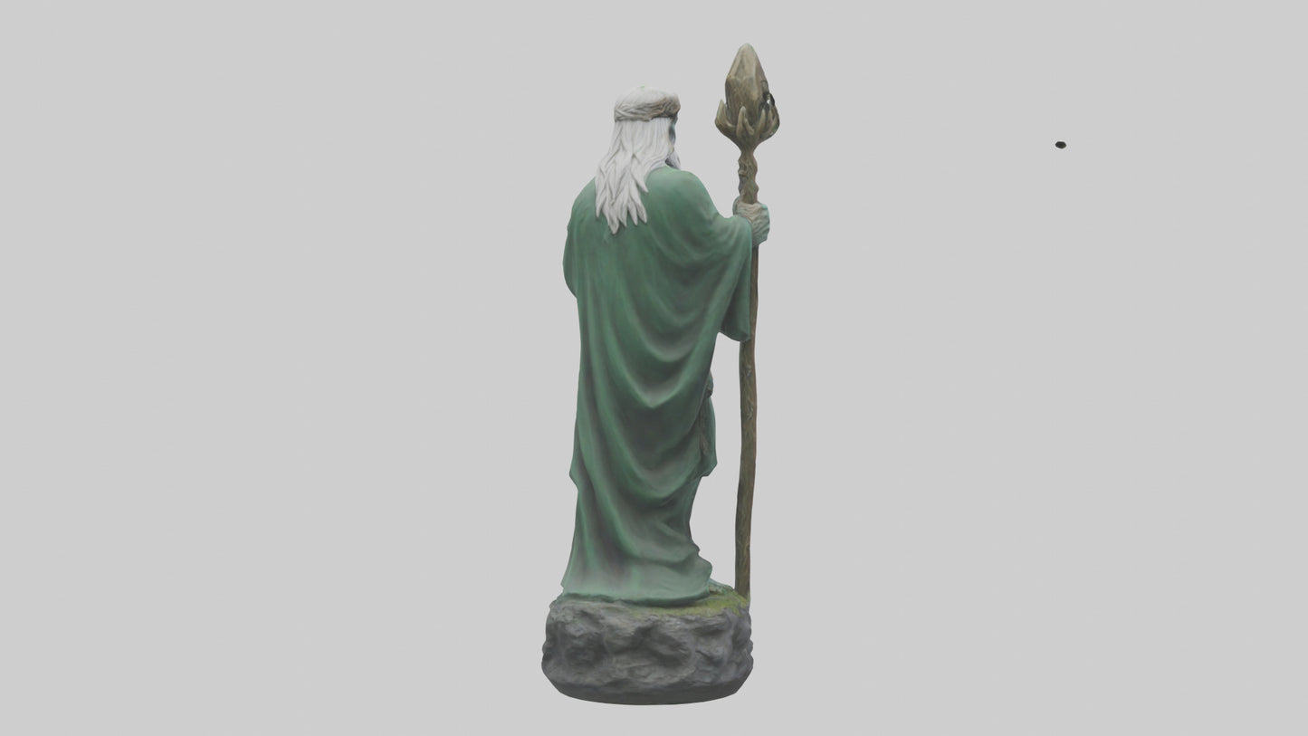 Druids Call statue model 3D model