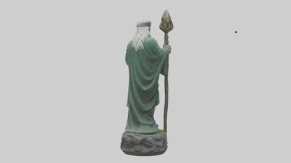 Druids Call statue model 3D model