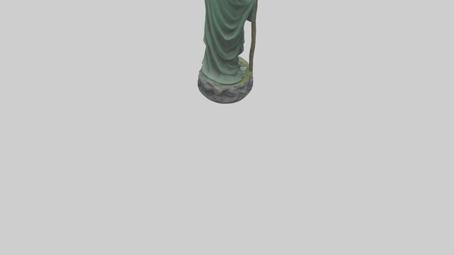 Druids Call statue model 3D model