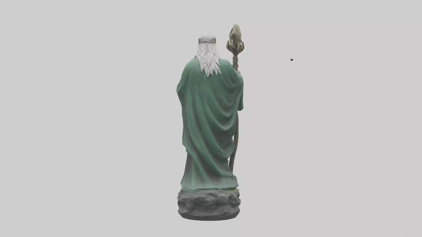 Druids Call statue model 3D model