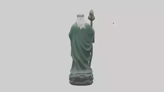 Druids Call statue model 3D model