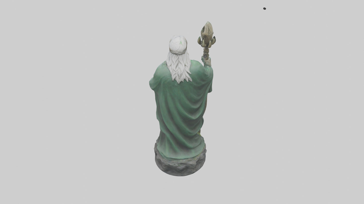 Druids Call statue model 3D model