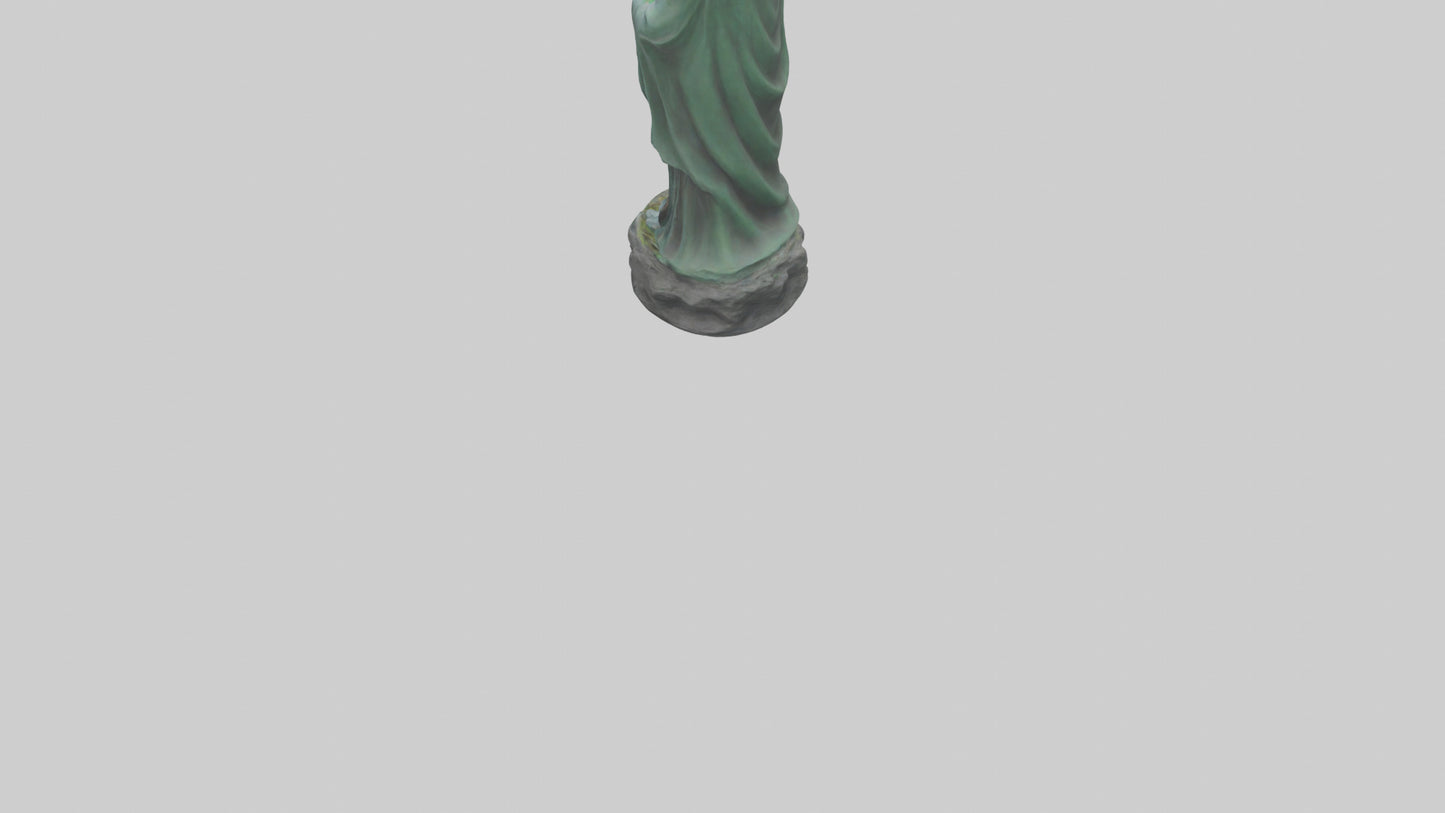 Druids Call statue model 3D model