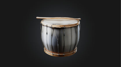 3D model Drum model VR / AR / low-poly