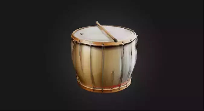 3D model Drum model VR / AR / low-poly