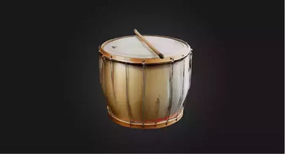 3D model Drum model VR / AR / low-poly