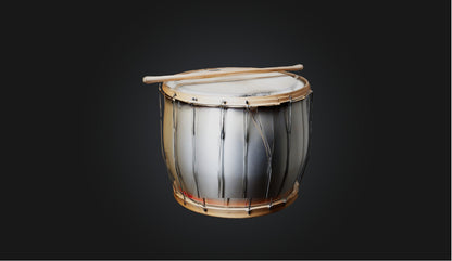 3D model Drum model VR / AR / low-poly