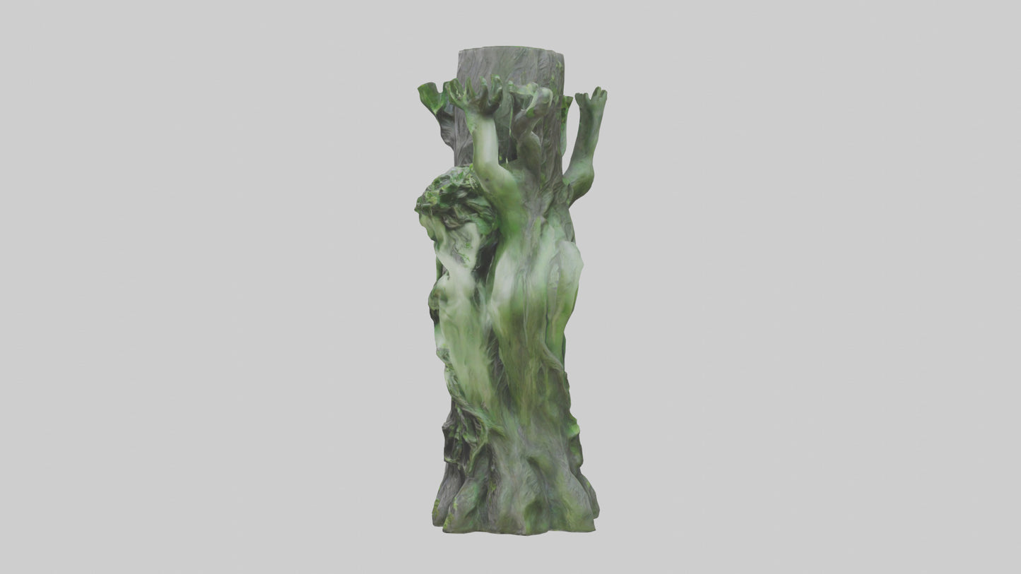 Dryad statue model 3D model