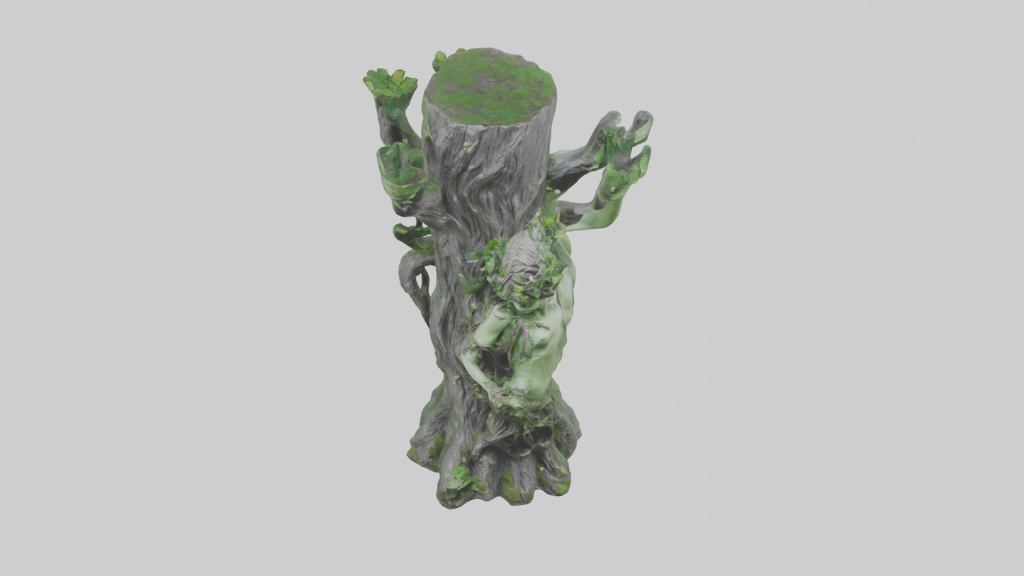 Dryad statue model 3D model