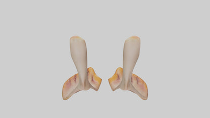 3D model Duck Feet VR / AR / low-poly