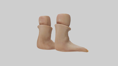 Duck Feet Model VR / AR / low-poly