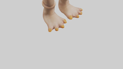 Duck Feet Model VR / AR / low-poly