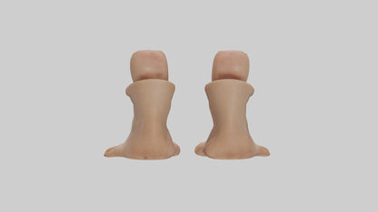 Duck Feet Model VR / AR / low-poly