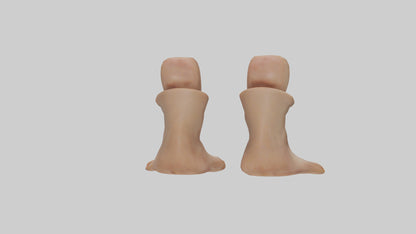 Duck Feet Model VR / AR / low-poly