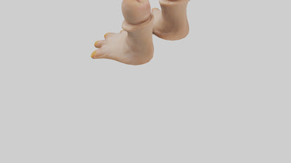 Duck Feet Model VR / AR / low-poly