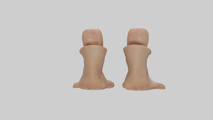 Duck Feet Model VR / AR / low-poly