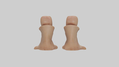 Duck Feet Model VR / AR / low-poly
