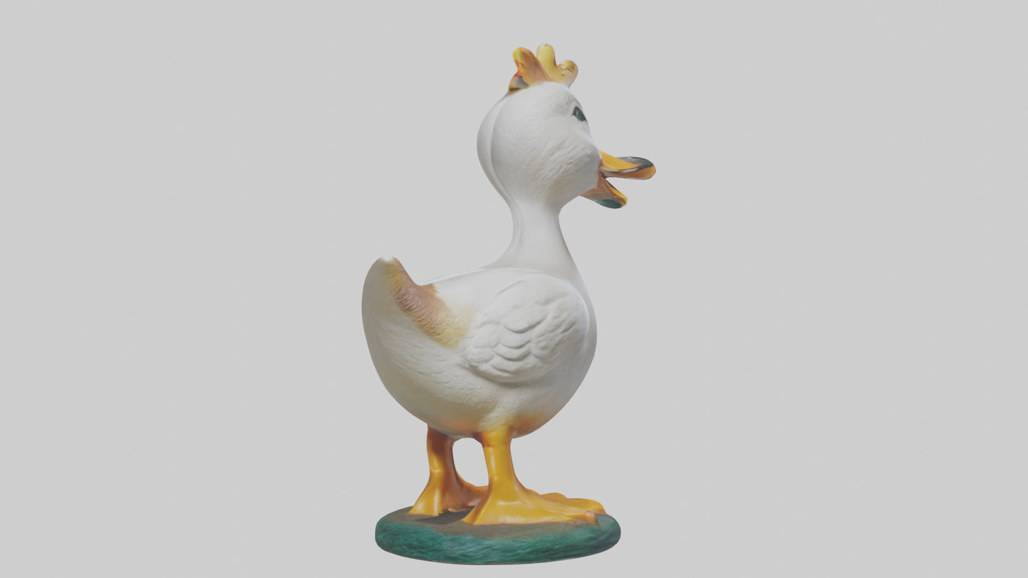 3D model Duck statue model VR / AR / low-poly