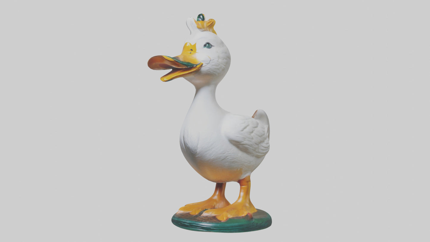 3D model Duck statue model VR / AR / low-poly