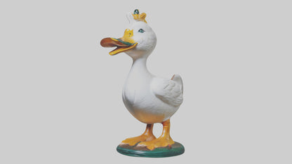 3D model Duck statue model VR / AR / low-poly