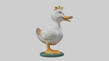 3D model Duck statue model VR / AR / low-poly
