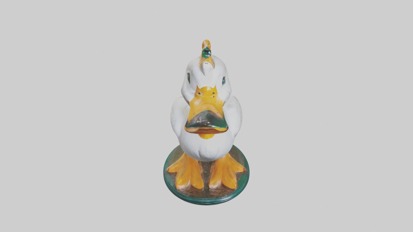 3D model Duck statue model VR / AR / low-poly