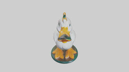 3D model Duck statue model VR / AR / low-poly
