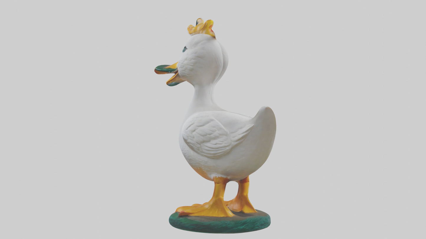 3D model Duck statue model VR / AR / low-poly