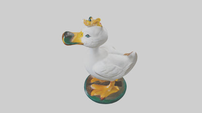 3D model Duck statue model VR / AR / low-poly