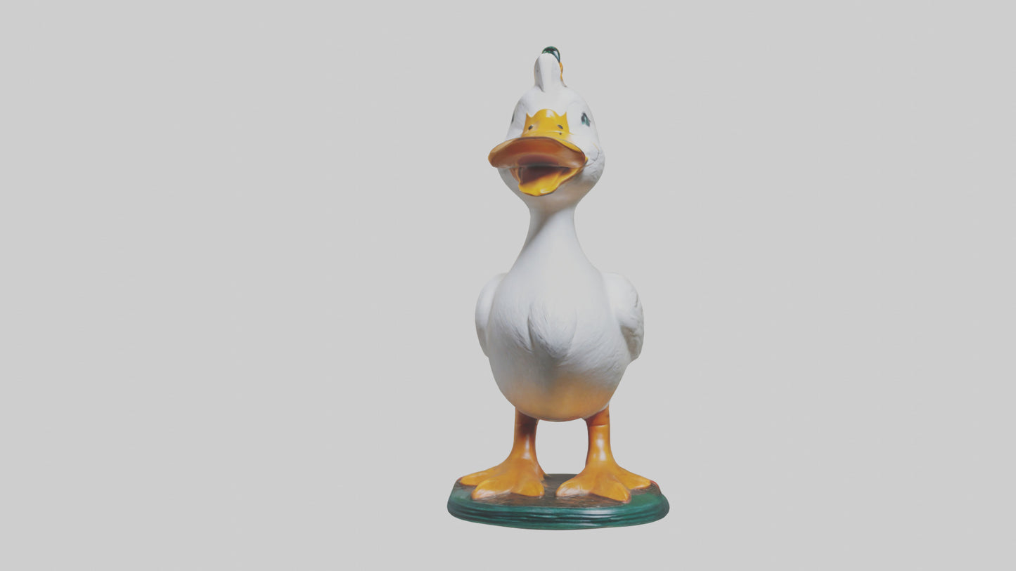 3D model Duck statue model VR / AR / low-poly