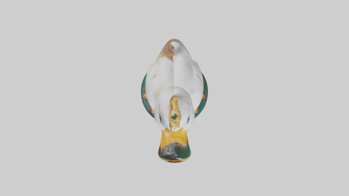 3D model Duck statue model VR / AR / low-poly
