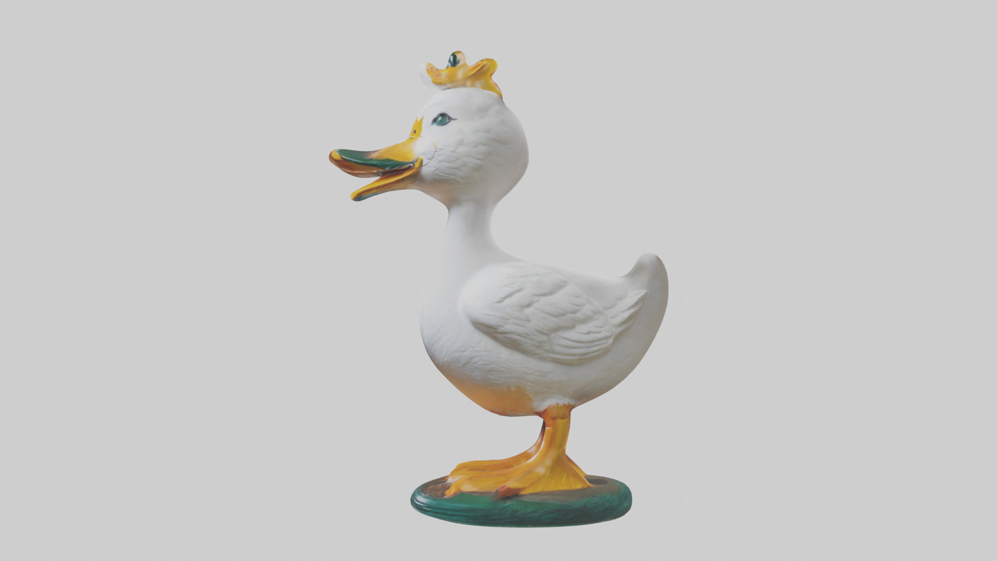 3D model Duck statue model VR / AR / low-poly
