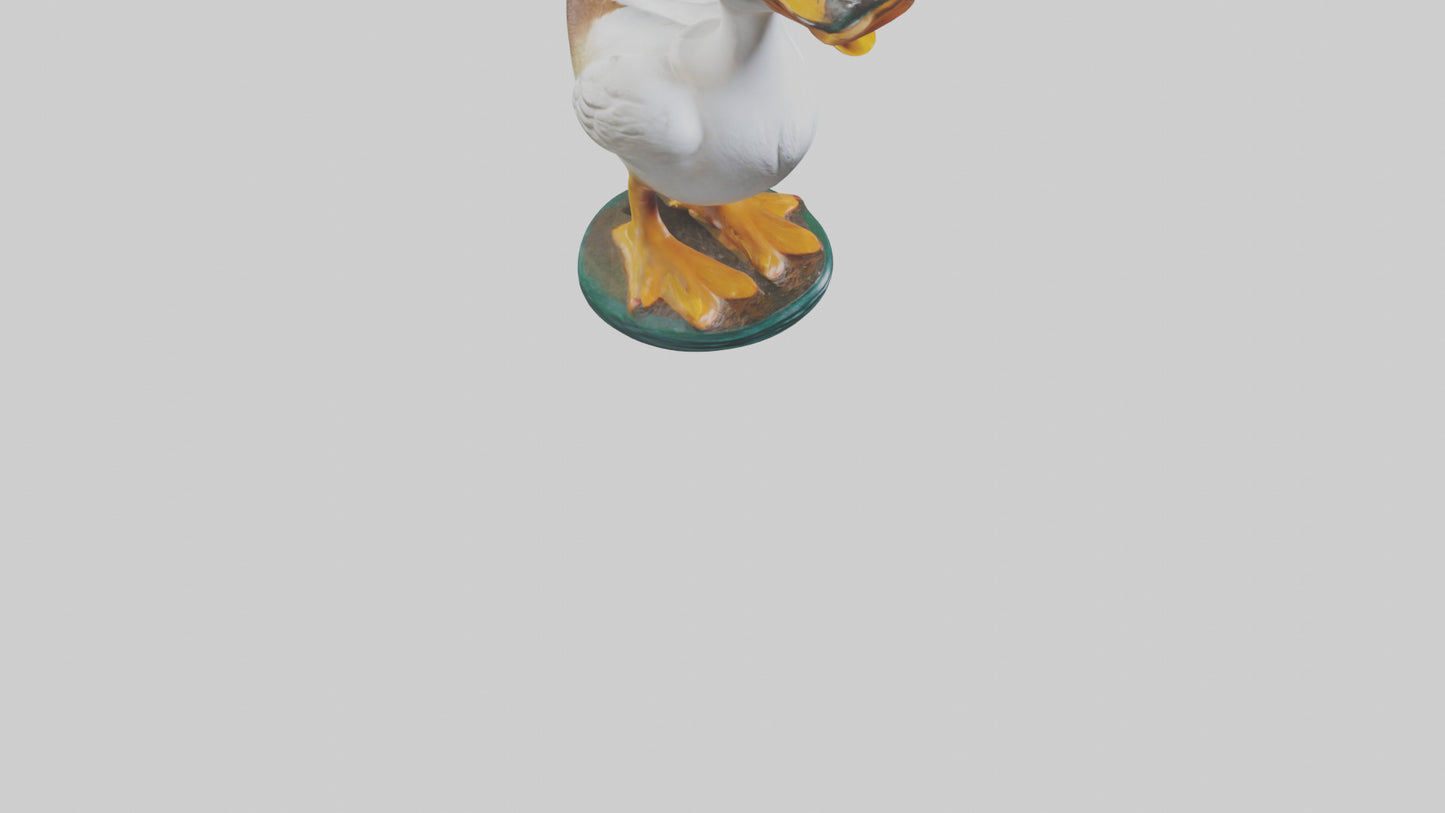 3D model Duck statue model VR / AR / low-poly
