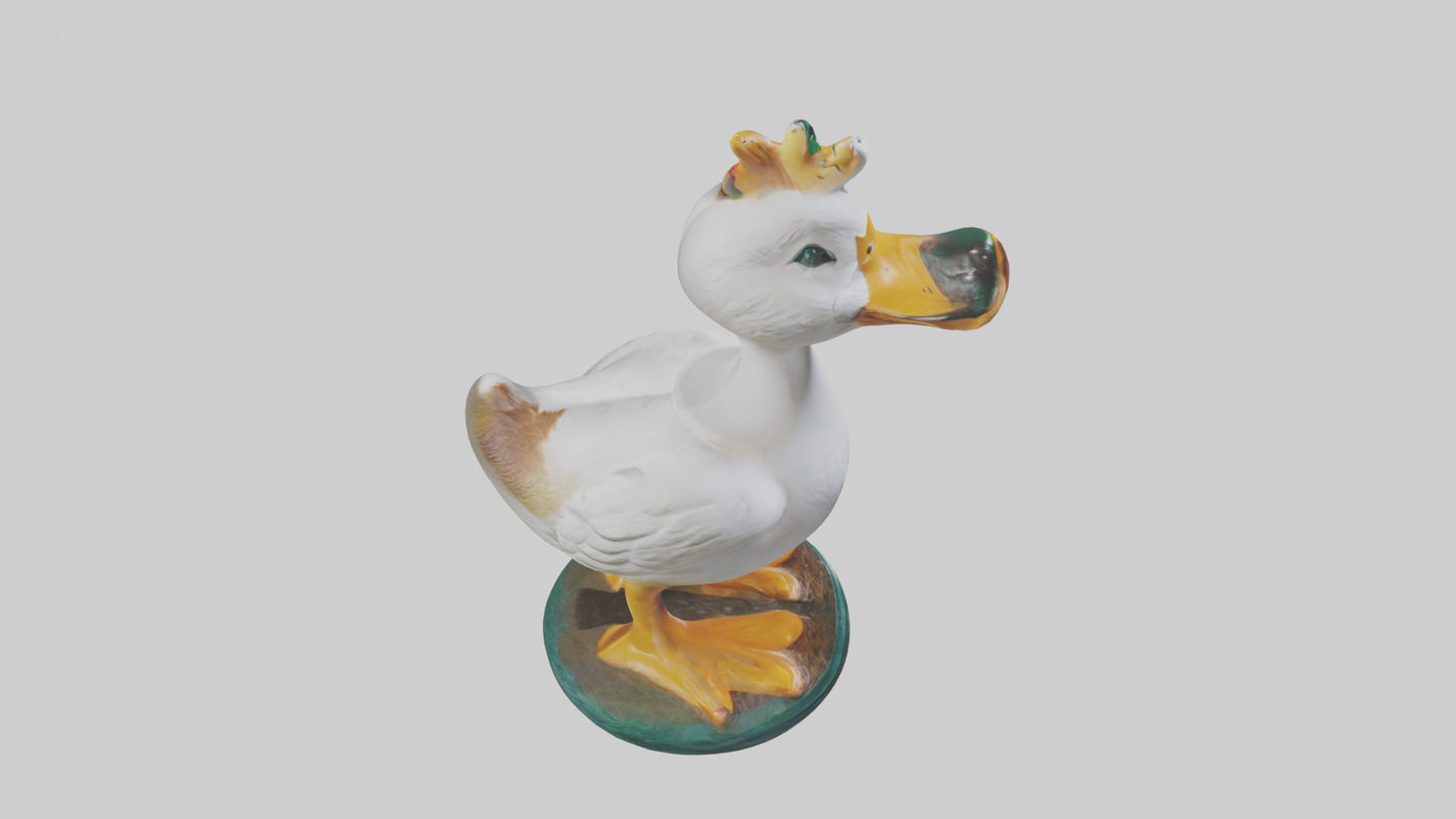 3D model Duck statue model VR / AR / low-poly