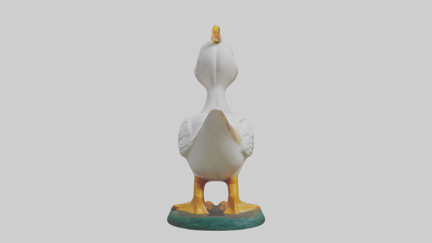 3D model Duck statue model VR / AR / low-poly