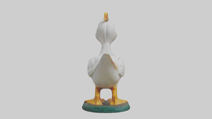 3D model Duck statue model VR / AR / low-poly